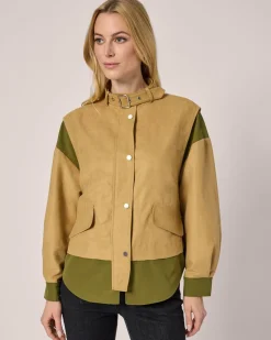 Jacke im Lagen-Look