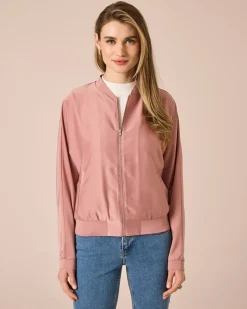 Jacke in Glanzoptik