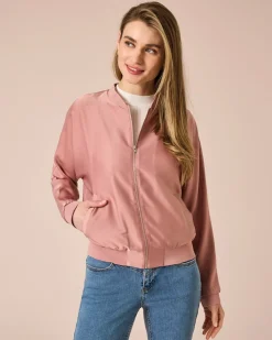 Jacke in Glanzoptik