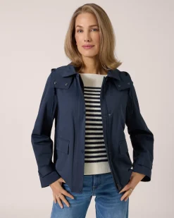 Jacke mit abnehmbarer Kapuze