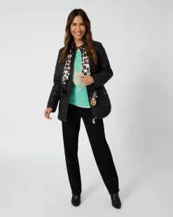 Jacke mit Halstuch