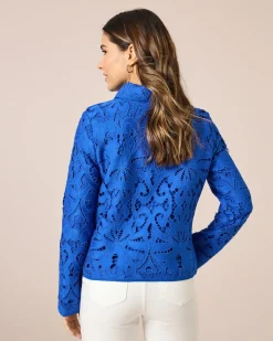 Jacke mit Spitze