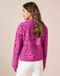Jacke mit Spitze