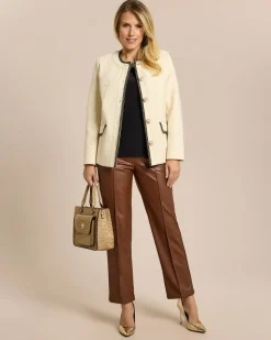 Jacke mit Zierborte