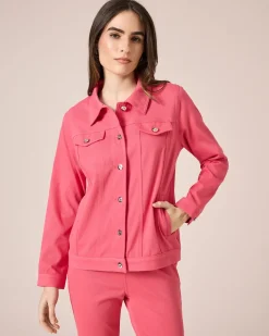 Jacke Power Fit mit Knopfleiste