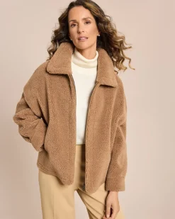 Jacke Shearling-Immitat