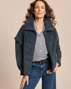 Jacke Shearling-Immitat