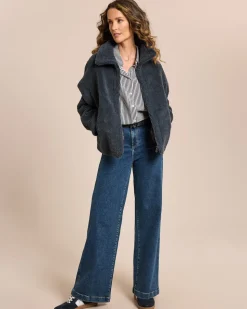 Jacke Shearling-Immitat
