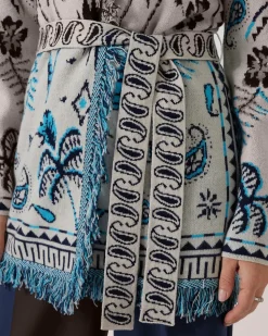 Jacquard-Cardigan Kaschmirblend