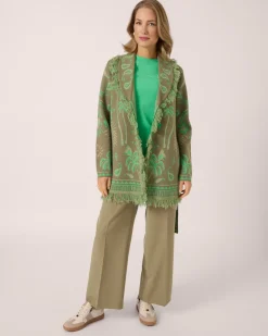 Jacquard-Cardigan Kaschmirblend
