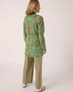 Jacquard-Cardigan Kaschmirblend