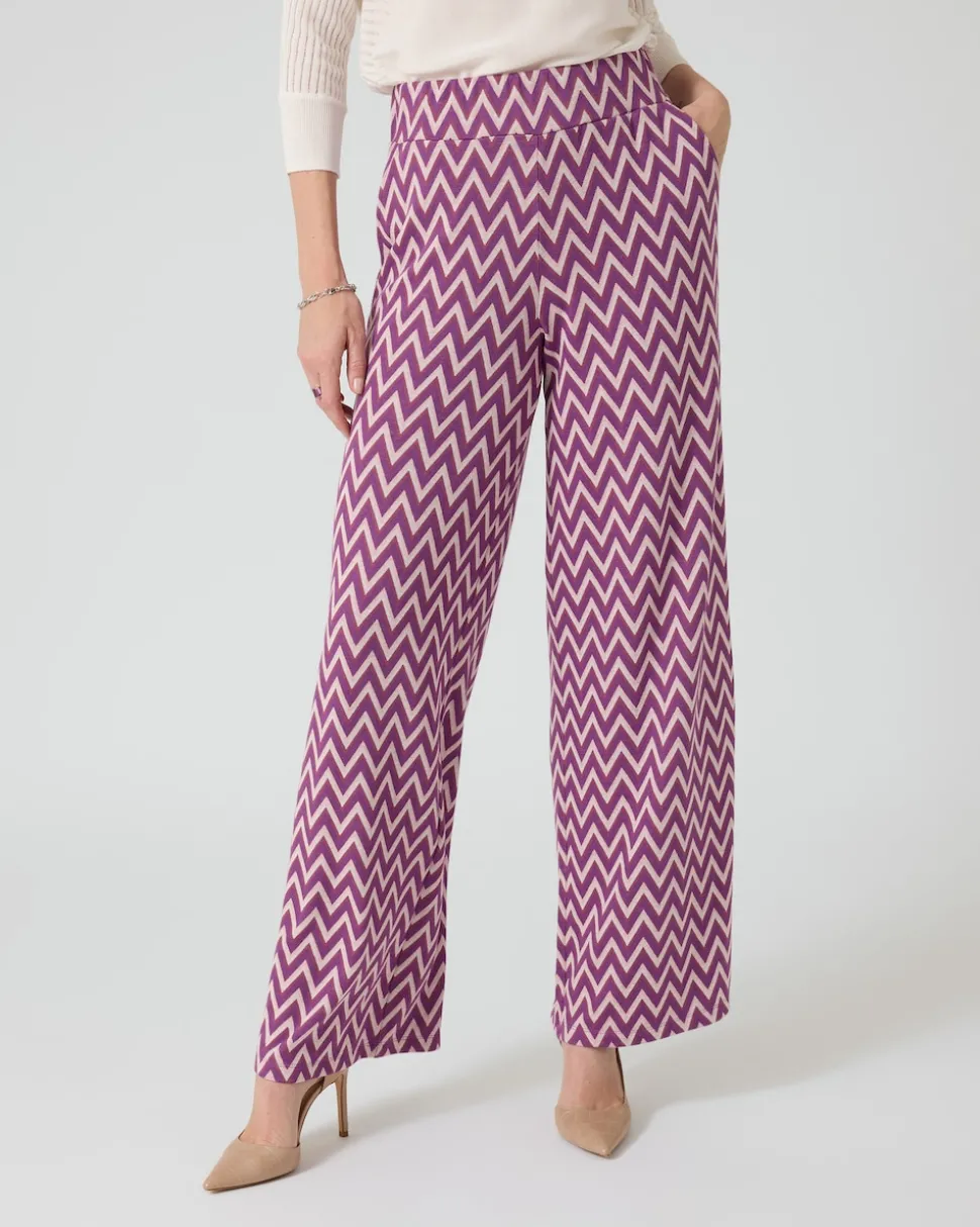 Jacquard-Hose in grafischem Design