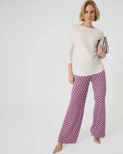 Jacquard-Hose in grafischem Design