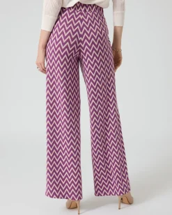 Jacquard-Hose in grafischem Design