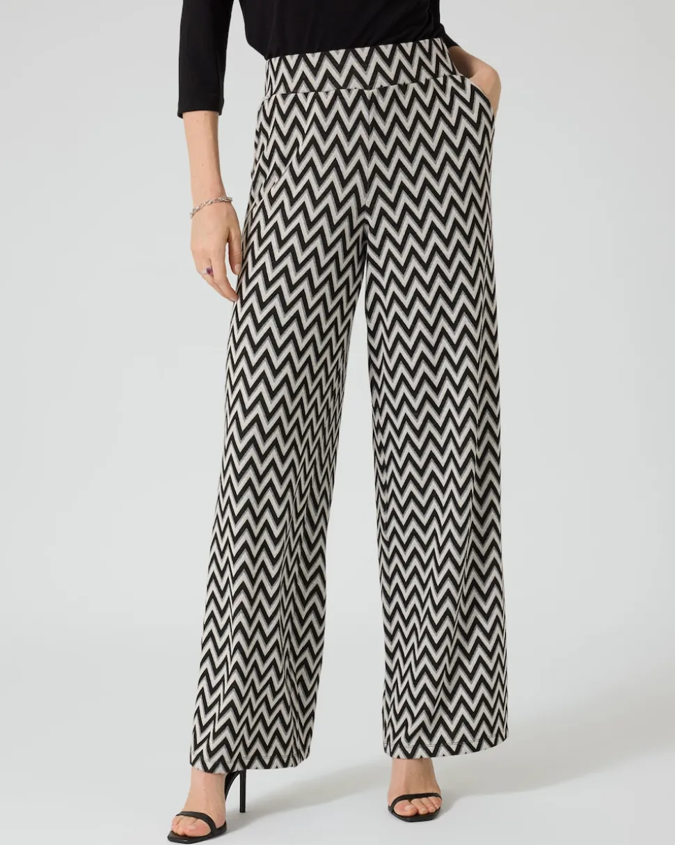 Jacquard-Hose in grafischem Design