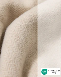 Jacquard-Wohnplaid aus Wolle