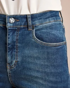 Jeanshose weites Bein