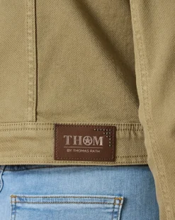 Jeansjacke mit aufgesetzten Taschen