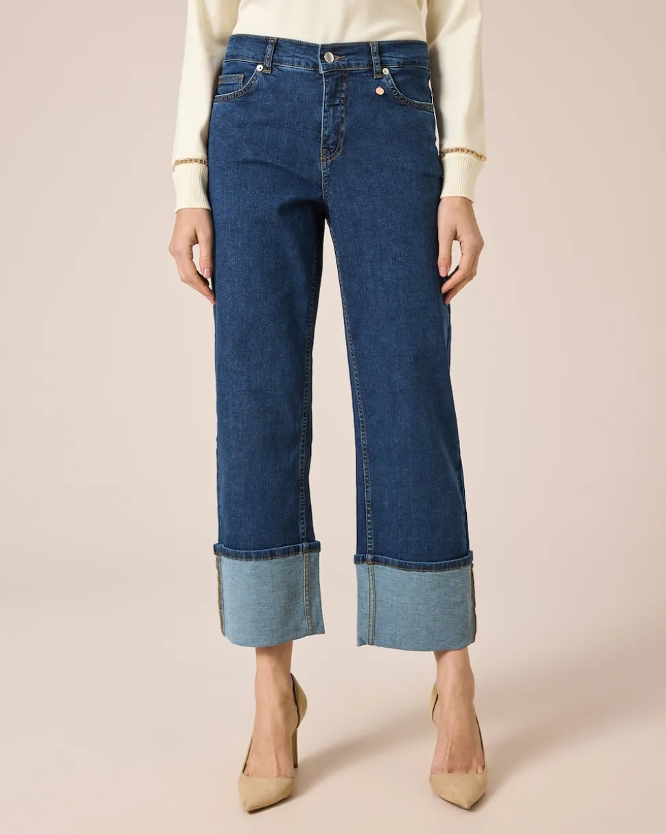 Jeans mit Aufschlag