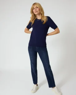 Jeans mit Biesen