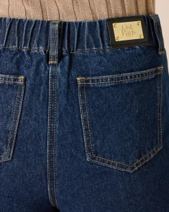 Jeans mit Bindeband