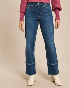Jeans mit Fransen