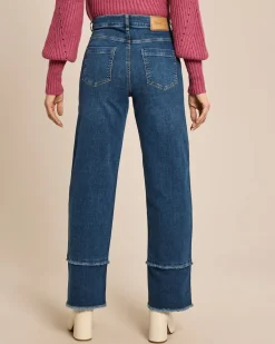 Jeans mit Fransen