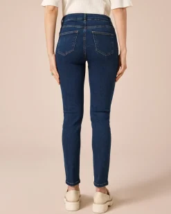 Jeans mit Naht-Details