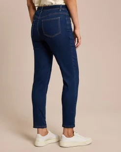 Jeans mit Schleifen-Gürtel