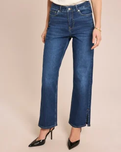 Jeans mit Schlitz
