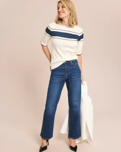 Jeans mit Schlitz