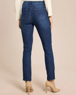 Jeans mit Snakeprint