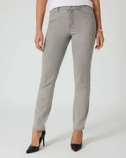 Jeans mit Steinchenbesatz