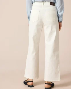 7/8-Jeans mit Teilungsnaht