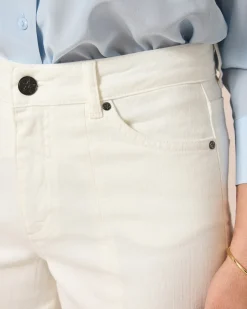 7/8-Jeans mit Teilungsnaht