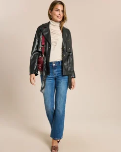 Jeans mit Tencel und Knöpfen