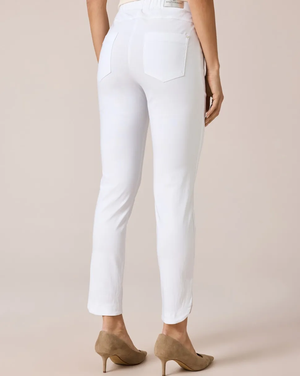 Jeggings mit abgerundetem Saum