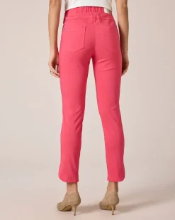 Jeggings mit abgerundetem Saum