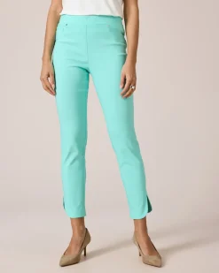 Jeggings mit abgerundetem Saum