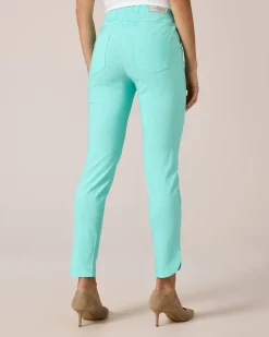 Jeggings mit abgerundetem Saum