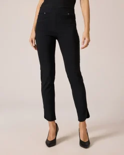 Jeggings mit abgerundetem Saum