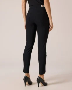 Jeggings mit abgerundetem Saum