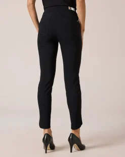 Jeggings mit abgerundetem Saum