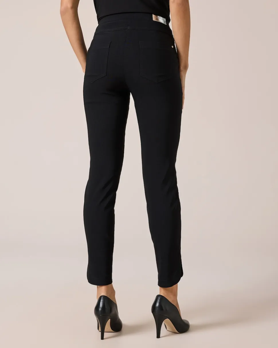 Jeggings mit abgerundetem Saum