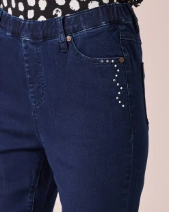 Jeggings mit Strass-Deko