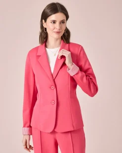 Jersey-Blazer im Unidesign