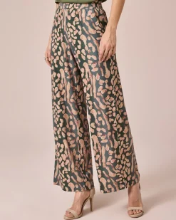Jerseyhose mit Animaldruck