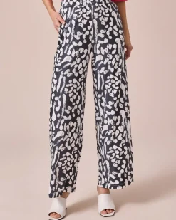 Jerseyhose mit Animaldruck
