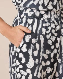 Jerseyhose mit Animaldruck