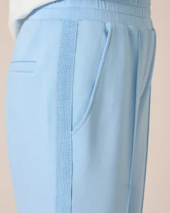 Jerseyhose mit Glitzerstreifen